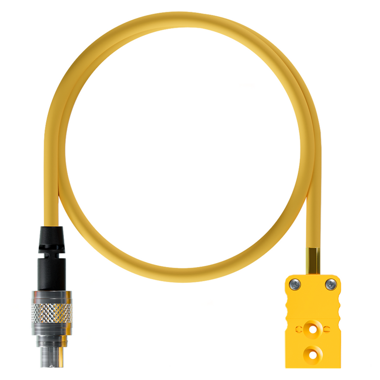 Aim TC Yellow Female to 712 3-Pin Thermocouple Patch Lead